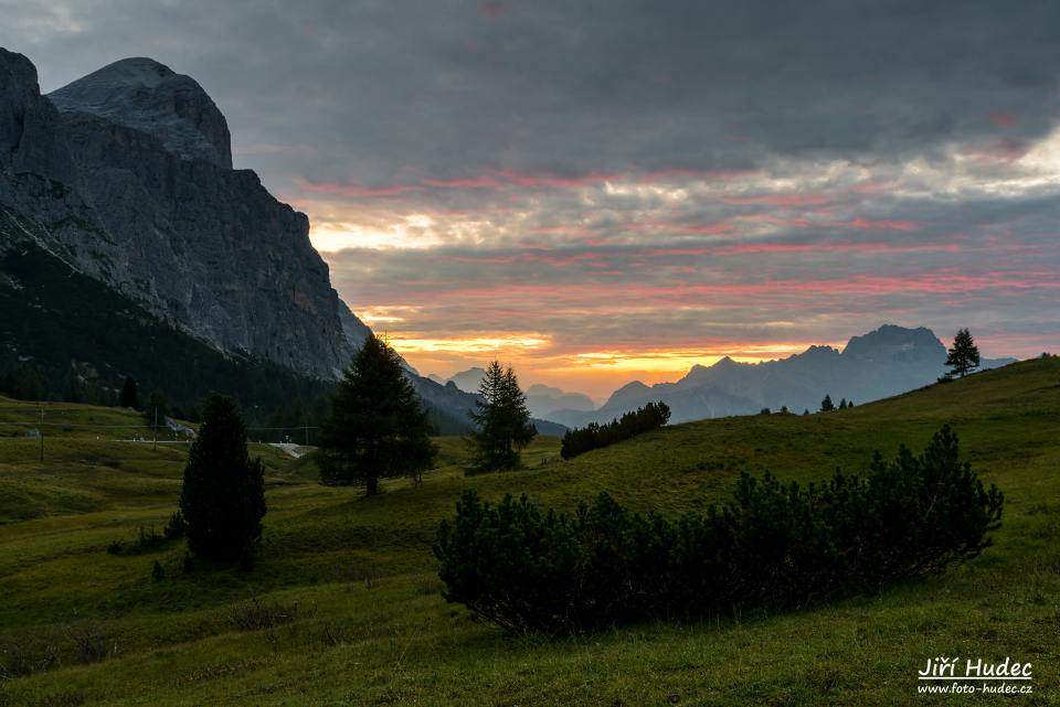 Červánky nad Cortinou D´Ampezo