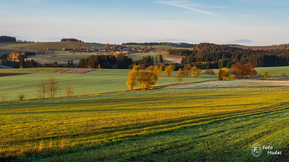 Podzimní krajina k Vojtěchovu