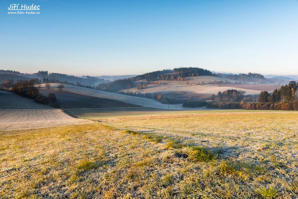 Podzimní mrazivé ráno nad Ubušínem 3