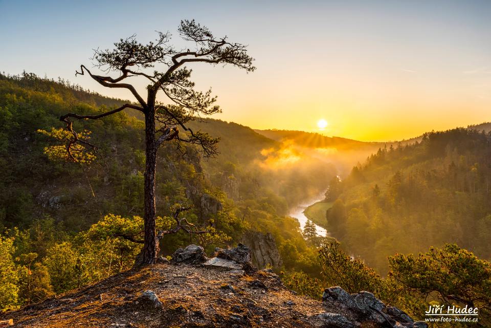 Podzimní východ slunce na Babách