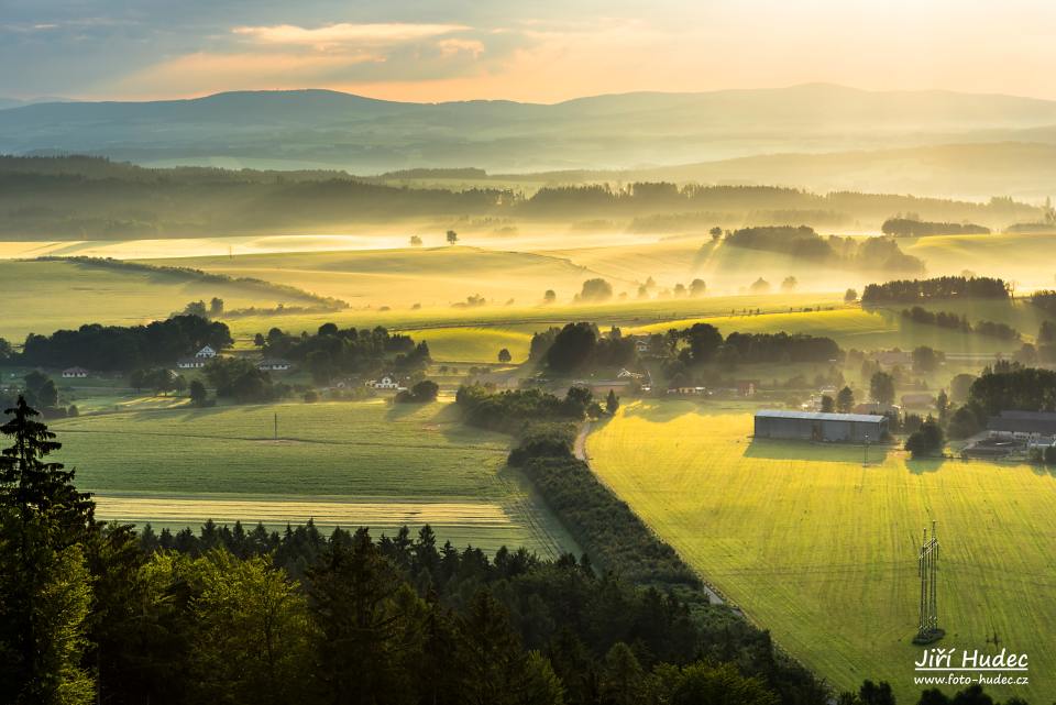 Ranní opar v Lanškrounské kotlině 2