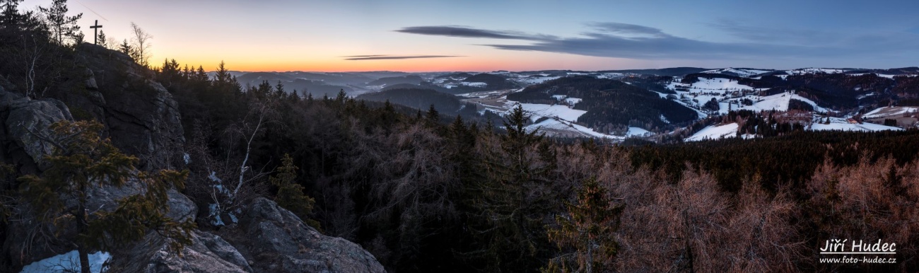 Ranní panorama z Prosičky