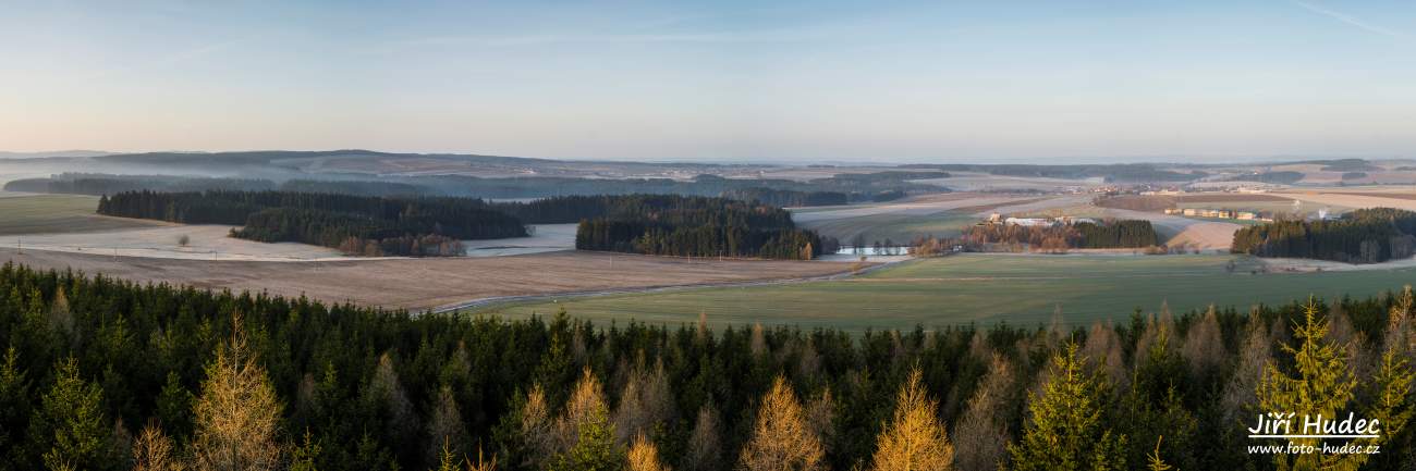 Ranní panorama z Rosičky