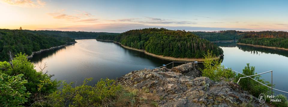 Ranní panorama z Wilsonovy skály