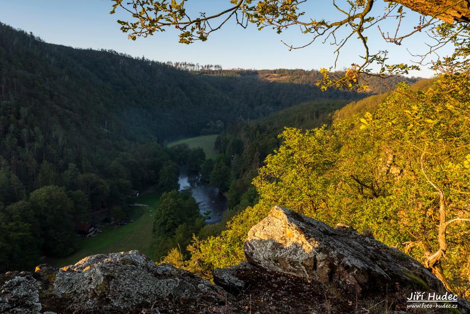 Ranní údolí řeky Jihlavy