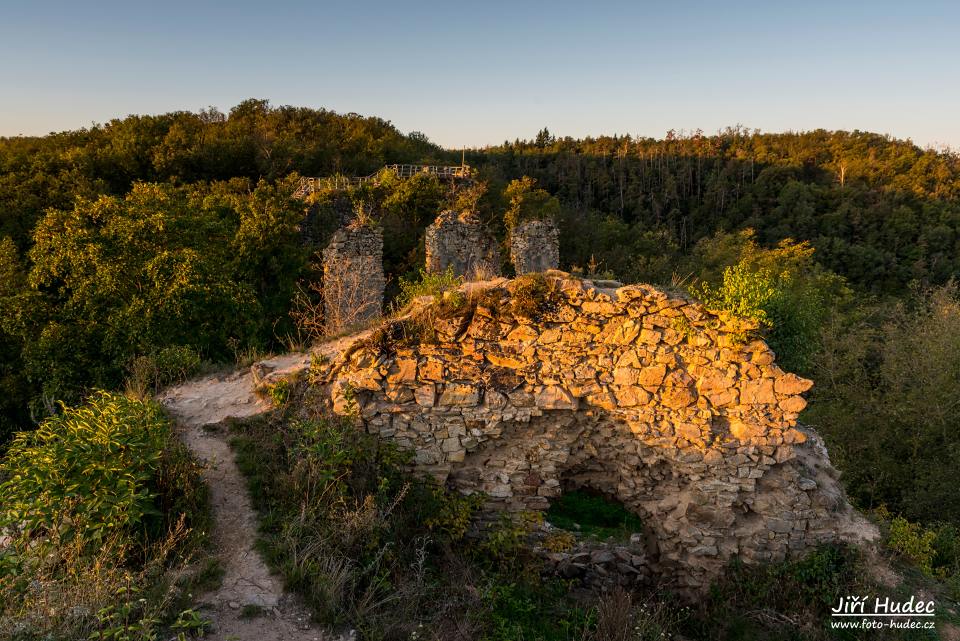 Templštejn v ranních paprscích