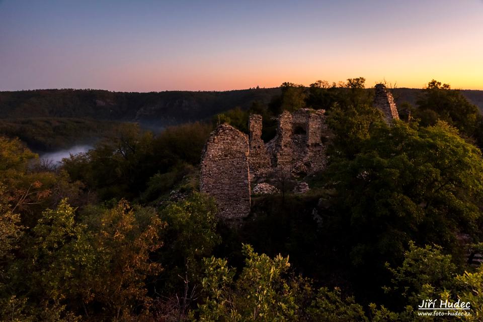 Templštejn za rozbřesku