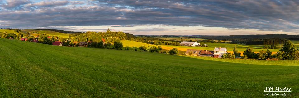 Večerní panorama Lísku 2