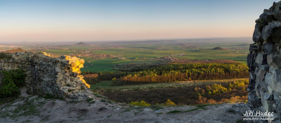 Večerní panorama z Oltáříku