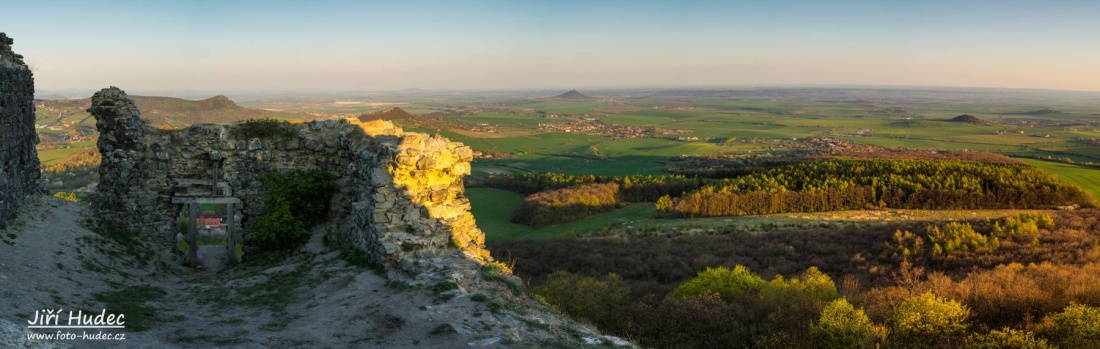 Večerní panorama z Oltáříku 2