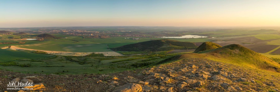 Večerní panorama z Rané