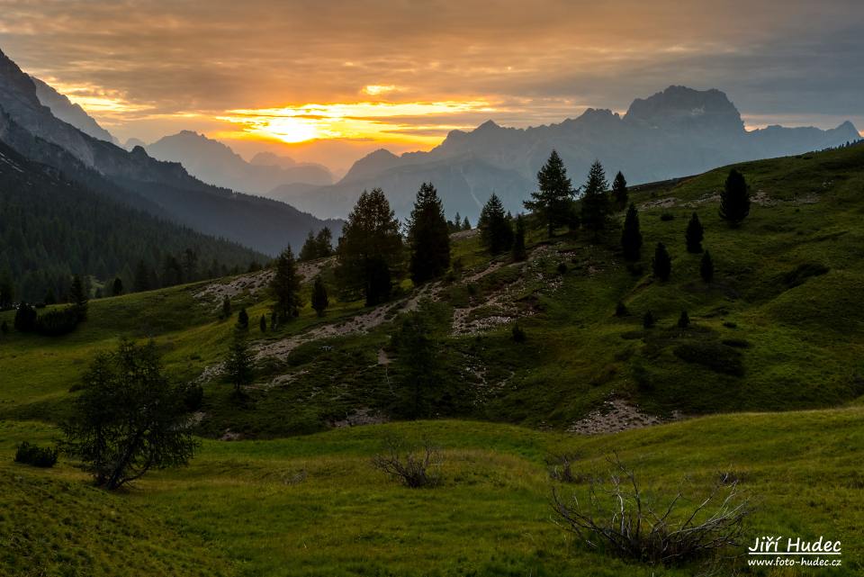 Východ slunce nad Cortina d´Ampezzo 2