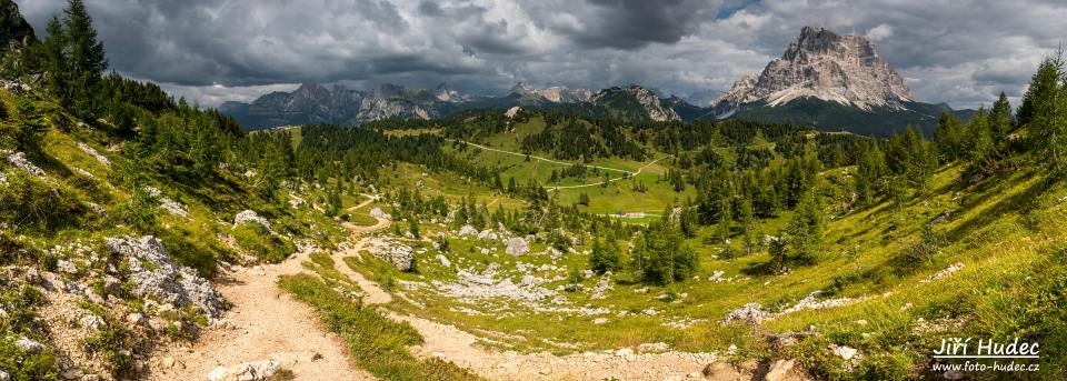 Výhled na Monte Pelmo