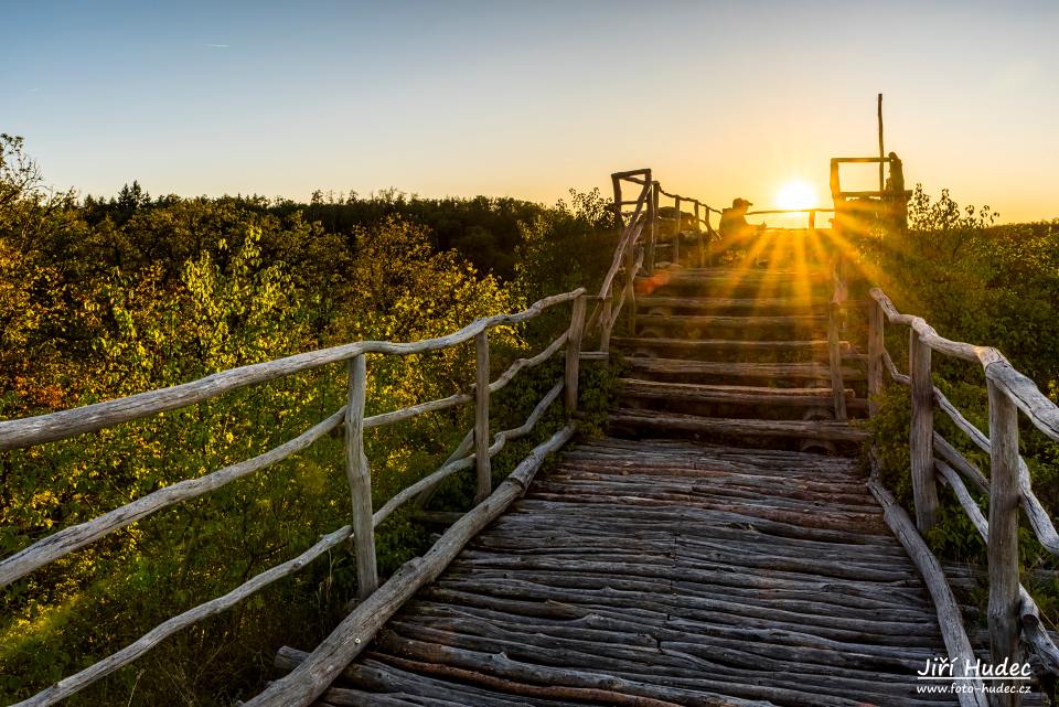 Západ slunce na Templštejnu