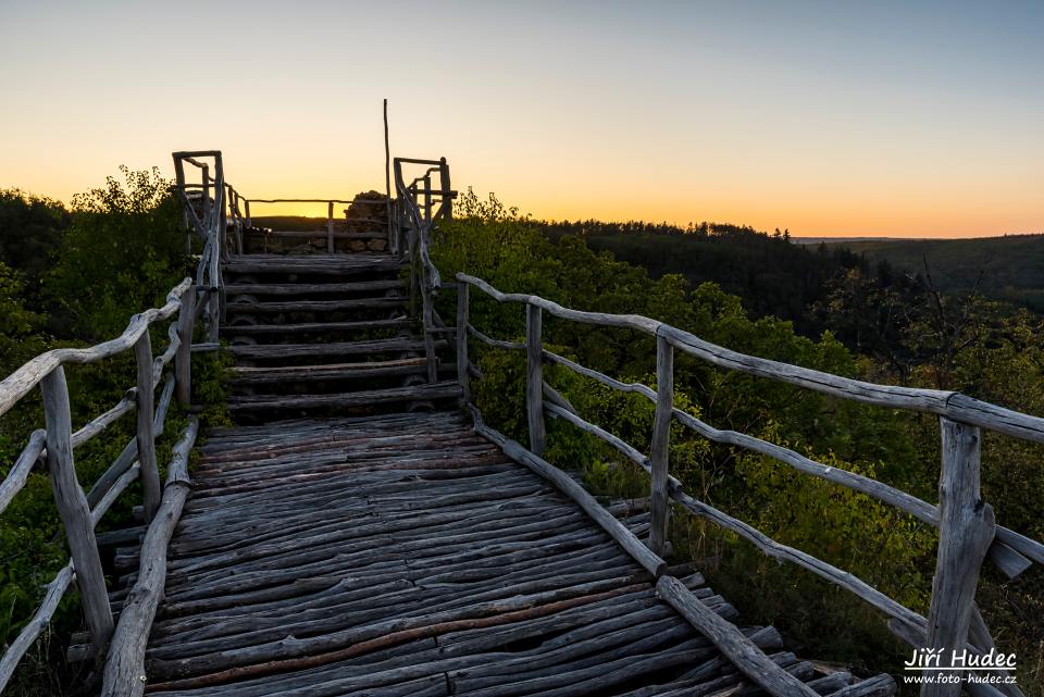 Západ slunce na Templštejnu 2