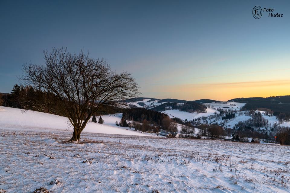 Zimní předvýchodovka nad Novým Jimramovem