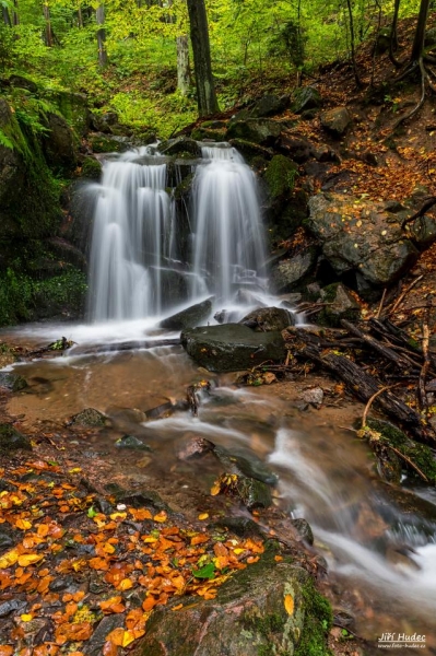 Podzimní Hradišťský vodopád 2