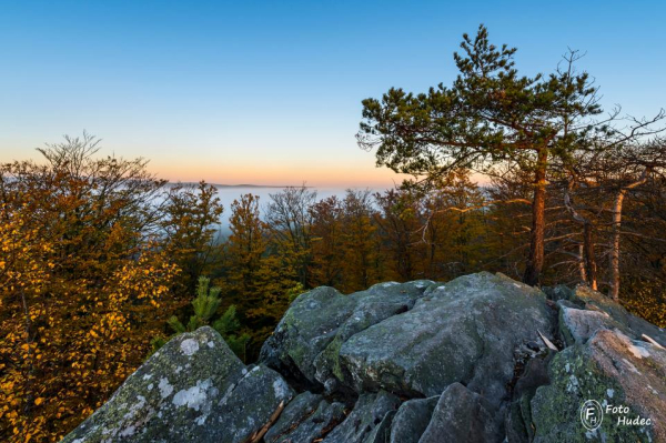 Podzimní ráno na Čtyřech palicích