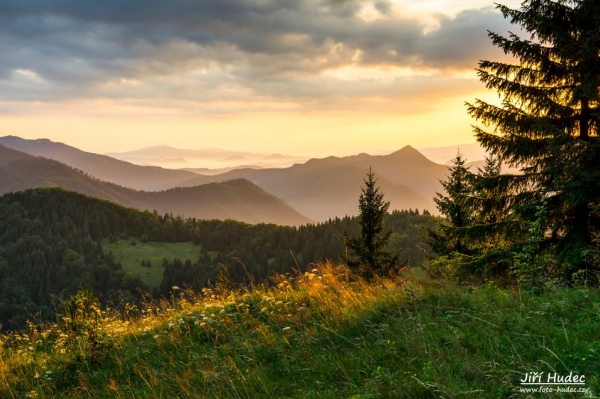 Ranní atmosféra na Velké Fatře