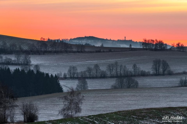 Ranní krajina pod Karasínem