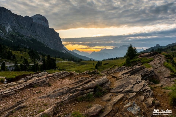 Ráno v Passo di Falzarego 2