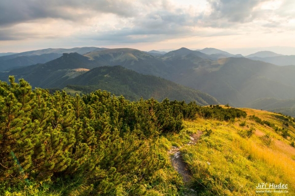 Velká Fatra - večer na Rakytovu